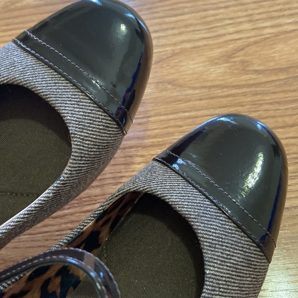 Clarks Brown animal print  3" heels,Size 10M - Picture 6 of 11